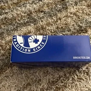 Birkenstocks- never worn men’s US 10 still in box Birkenstock | Shoes | Navy Blue Birkenstocksnever Worn  main image 2